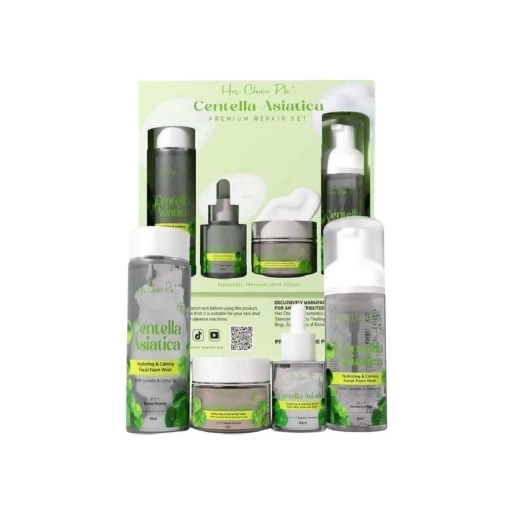Centella Asiatica Repair Set - Green and White